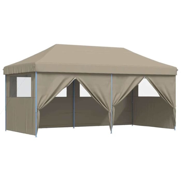 Σκηνή πάρτι pop-up Taupe 580 x 292 x 315 εκ. Ύφασμα Όξφορντ - Image 3