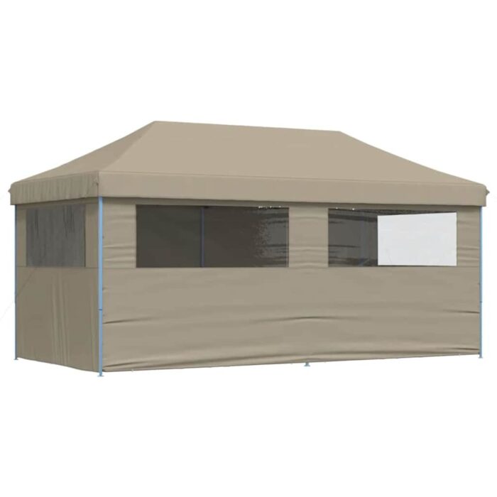 Σκηνή πάρτι pop-up Taupe 580 x 292 x 315 εκ. Ύφασμα Όξφορντ - Image 6