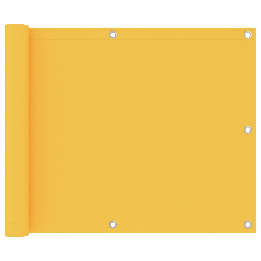 vidaXL Διαχωριστικό Βεράντας Κίτρινο 75 x 300 εκ. Ύφασμα Oxford vidaXL Διαχωριστικό Βεράντας Κίτρινο 75 x 300 εκ. Ύφασμα Oxford