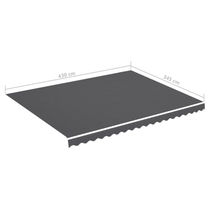 Τεντόπανο Ανταλλακτικό Ανθρακί 4,5 x 3,5 μ. - Image 6