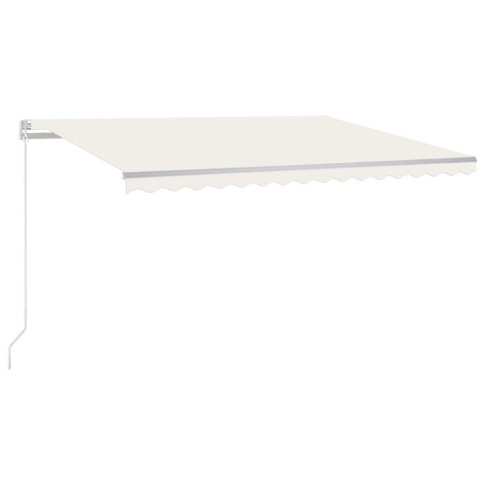 Τέντα Συρόμενη Αυτόματη Κρεμ 450 x 300 εκ. - Image 2