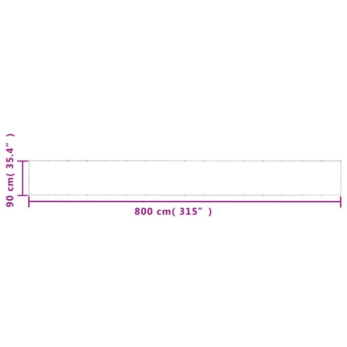 Διαχωριστικό Βεράντας Μπλε 90x800εκ 100% Πολ. Ύφασμα Oxford - Image 6