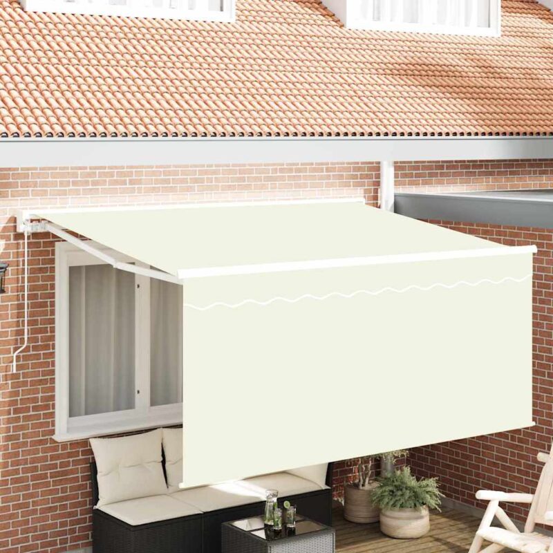 vidaXL Σκηνίτσα Αναδιπλούμενη Κρεμ 300 x 200 cm ύφασμα