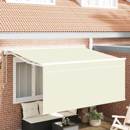 vidaXL Σκηνίτσα Αναδιπλούμενη Κρεμ 300 x 200 cm