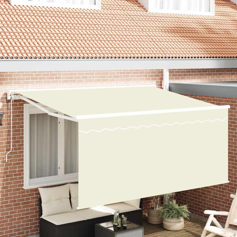 vidaXL Σκηνίτσα Αναδιπλούμενη Κρεμ 300 x 200 cm