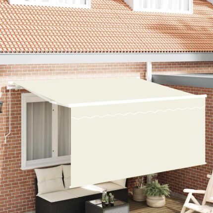vidaXL Σκηνίτσα Αναδιπλούμενη Κρεμ 300 x 200 cm