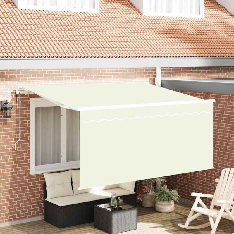 vidaXL Σκηνίτσα Αναδιπλούμενη Κρεμ 300 x 200 cm