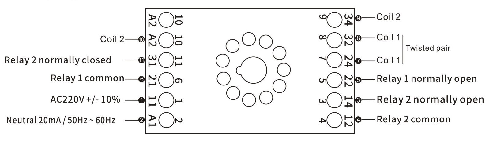 LOOP DETECTOR PD232 220V WIRING