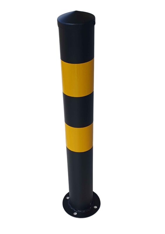 Μεταλλικό Κολωνάκι Φ76 x 600 mm Σταθερό με Κώνο PARK-SBF-76K