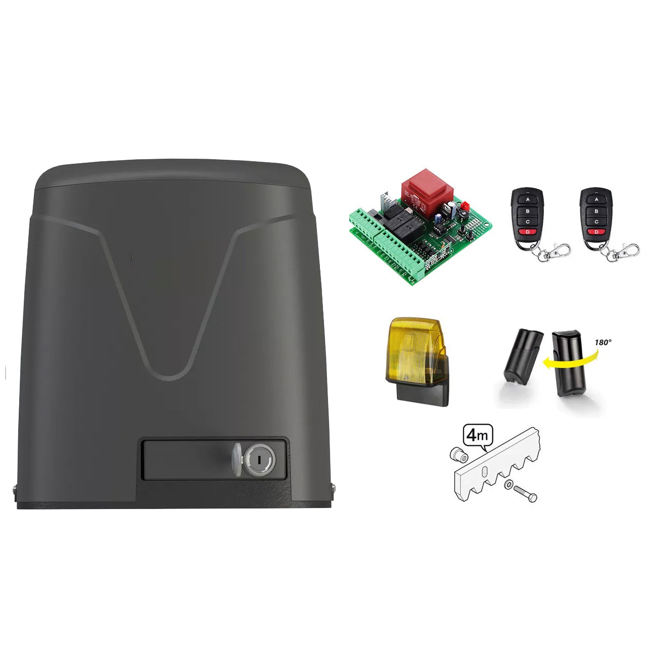 Μηχανισμός συρόμενης γκαραζόπορτας SL-K500 (SET-2) Μηχανισμός συρόμενης γκαραζόπορτας SL-K500 (SET-2)