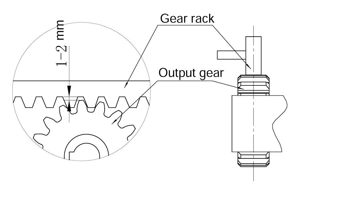 rack pinion DKC600 8 26