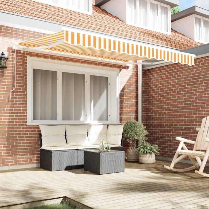 Σκηνίτσα Αναδιπλούμενη Κίτρινο 250 x 200 cm ύφασμα - Image 3