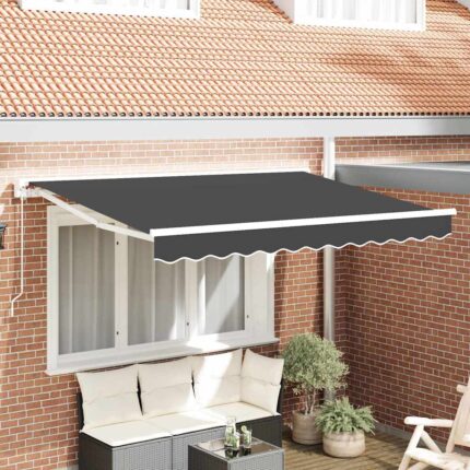 vidaXL Σκηνίτσα Αναδιπλούμενη Ανθρακί 250 x 200 cm