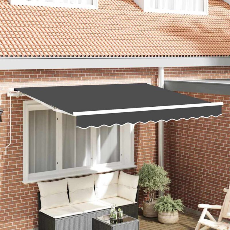 vidaXL Σκηνίτσα Αναδιπλούμενη Ανθρακί 250 x 200 cm ύφασμα