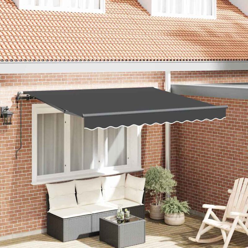 vidaXL Σκηνίτσα Αναδιπλούμενη Ανθρακί 250 x 200 cm ύφασμα
