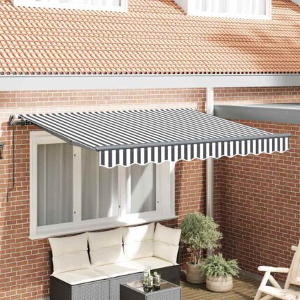 vidaXL Σκηνίτσα Αναδιπλούμενη Ανθρακί 250 x 200 cm ύφασμα