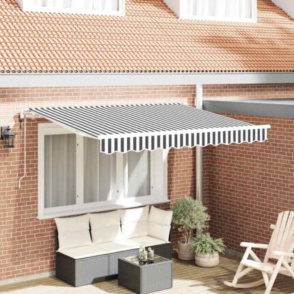 vidaXL Σκηνίτσα Αναδιπλούμενη Ανθρακί 250 x 200 cm ύφασμα