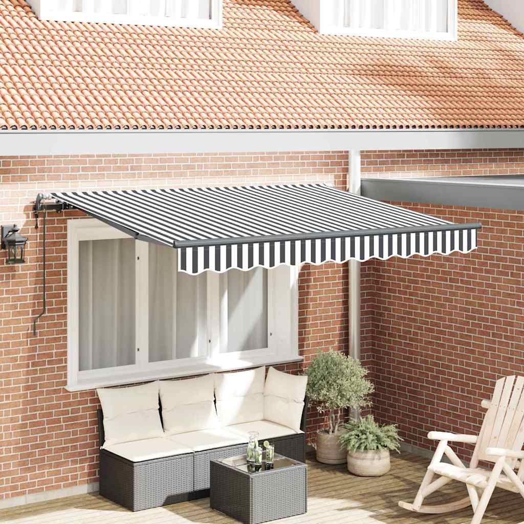 vidaXL Σκηνίτσα Αναδιπλούμενη Ανθρακί 250 x 200 cm ύφασμα vidaXL Σκηνίτσα Αναδιπλούμενη Ανθρακί 250 x 200 cm ύφασμα