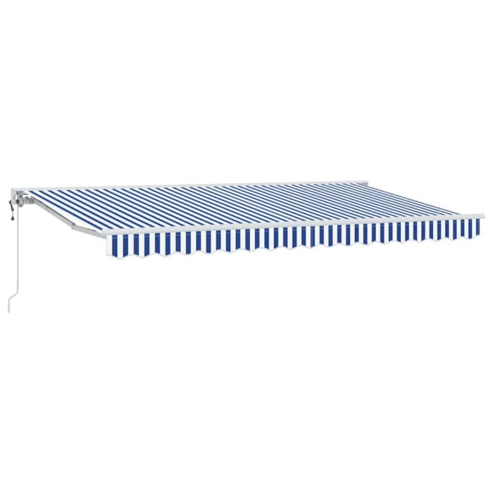 Σκηνίτσα Αναδιπλούμενη Μπλε και άσπρο 350 x 200 cm - Image 2