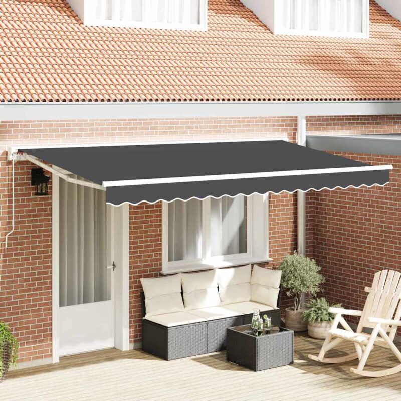 vidaXL Σκηνίτσα Αναδιπλούμενη Ανθρακί 350 x 200 cm