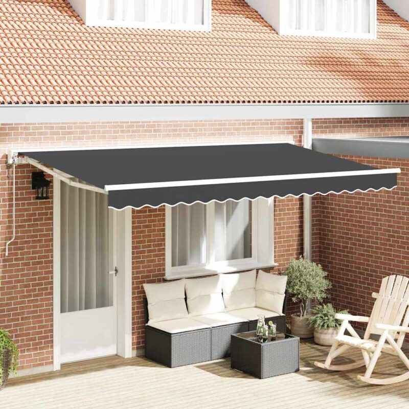 vidaXL Σκηνίτσα Αναδιπλούμενη Ανθρακί 350 x 200 cm
