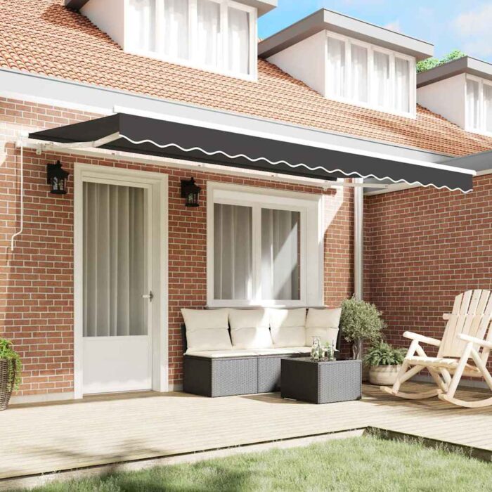 Σκηνίτσα Αναδιπλούμενη Ανθρακί 350 x 200 cm ύφασμα - Image 3