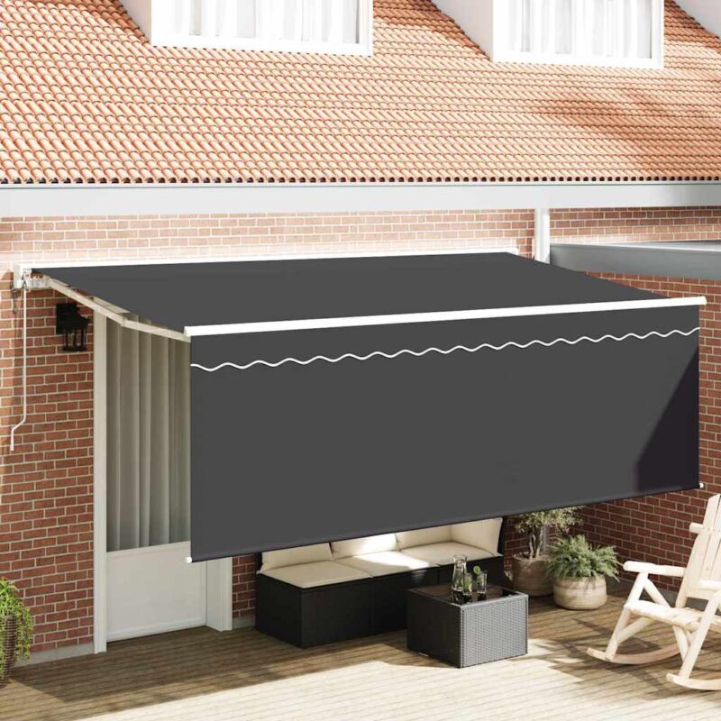 vidaXL Σκηνίτσα Αναδιπλούμενη Ανθρακί 350 x 200 cm
