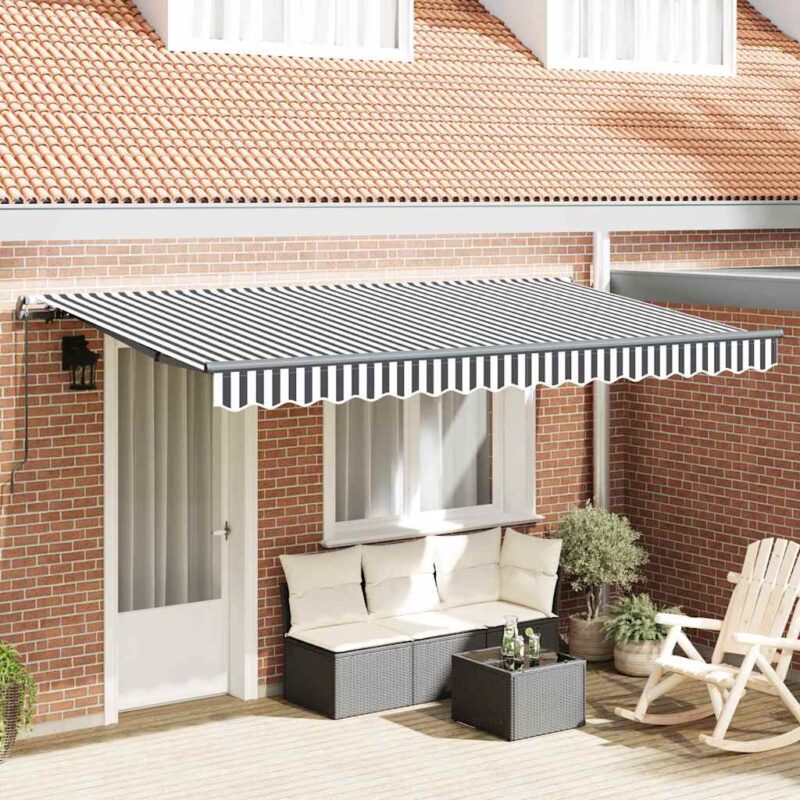 vidaXL Σκηνίτσα Αναδιπλούμενη Ανθρακί 400 x 200 cm ύφασμα