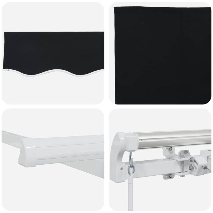 Αντιανεμικό Μαύρο 300 x 250 x 165 εκ. Πολυεστέρας - Image 4