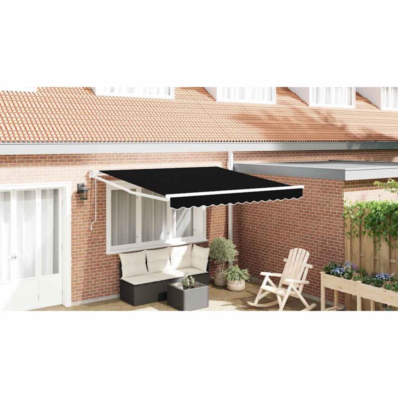 vidaXL Αντιανεμικό Μαύρο 300 x 250 x 165 εκ. Πολυεστέρας