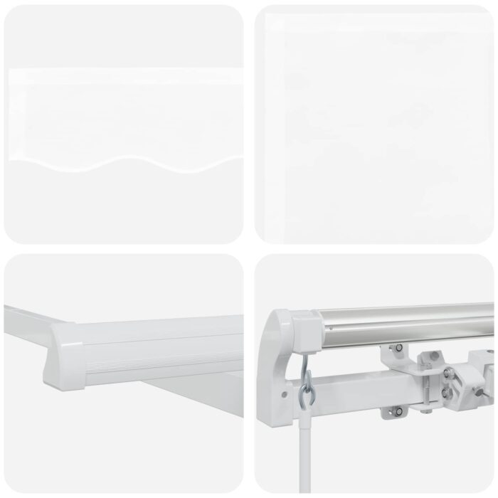 Αντιανεμικό Λευκό 300 x 250 x 165 εκ. Πολυεστέρας - Image 4