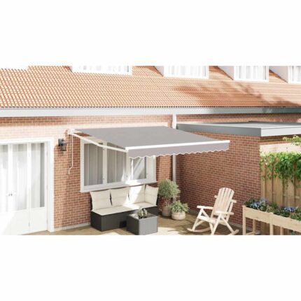 vidaXL Αντιανεμικό Ανοιχτό γκρι 300 x 250 x 165 εκ. Πολυεστέρας