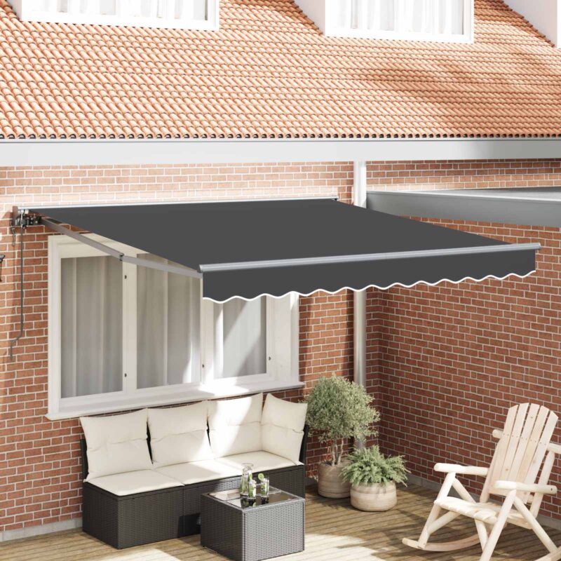 vidaXL Σκηνίτσα Αναδιπλούμενη Ανθρακί 350 x 250 εκ