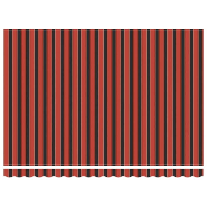 Αντιανεμικό Πορτοκαλί και Καφέ 450 x 300 x 165 εκ - Image 6