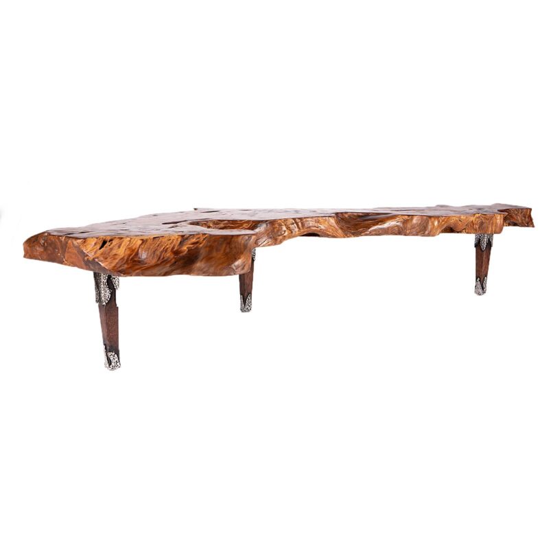 Supergreens Τραπέζι Σαλονιού Teak Καφέ 250x50x45 εκ.