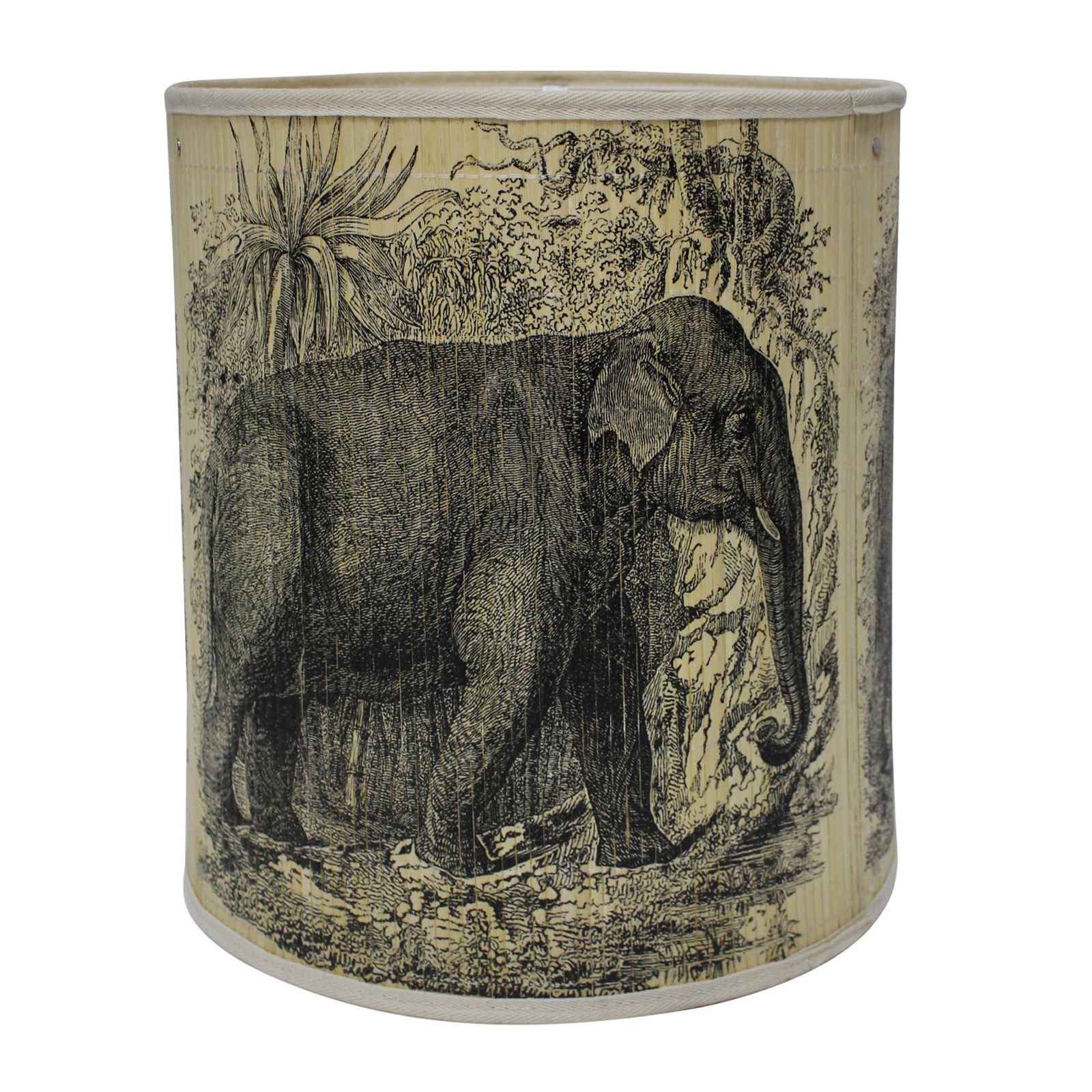 Supergreens Φωτιστικό Επιτραπέζιο Bamboo "Travelling Elephant" Εκρου 35x35x40 Supergreens Φωτιστικό Επιτραπέζιο Bamboo "Travelling Elephant" Εκρου 35x35x40
