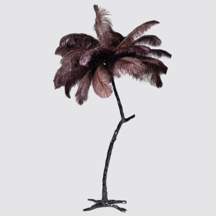 Supergreens Φωτιστικό Επιδαπέδιο ''Ostrich'' Μαύρο/Μαύρο 170 εκ.