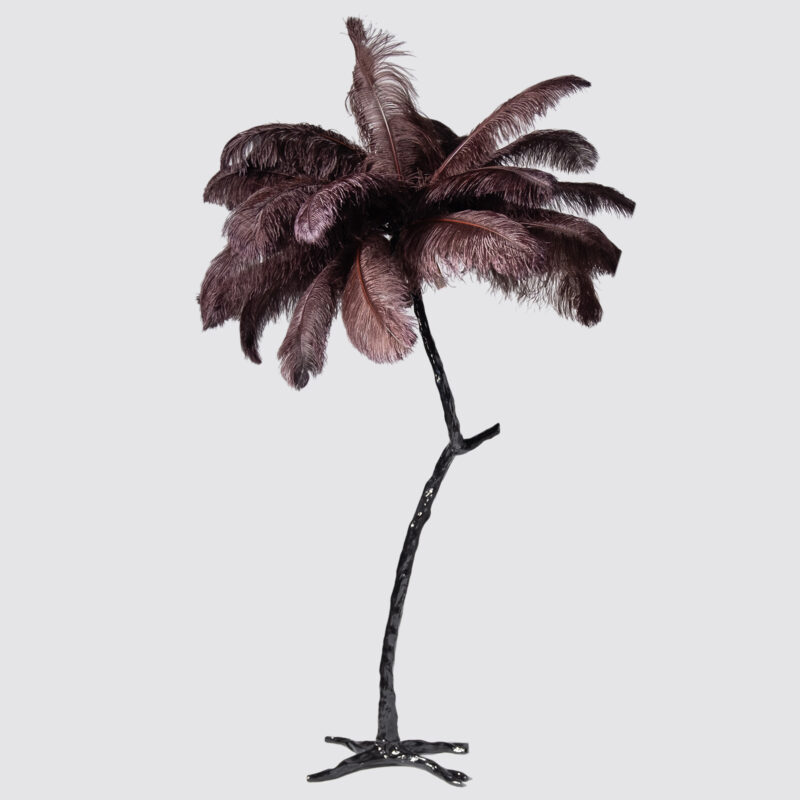 Supergreens Φωτιστικό Επιδαπέδιο ''Ostrich'' Μαύρο/Μαύρο 170 εκ.