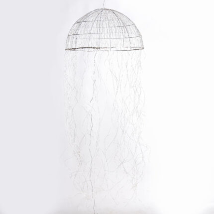 Supergreens Φωτιστικό Οροφής "Jellyfish" Ασημί με 1280 Led 60x200 εκ.