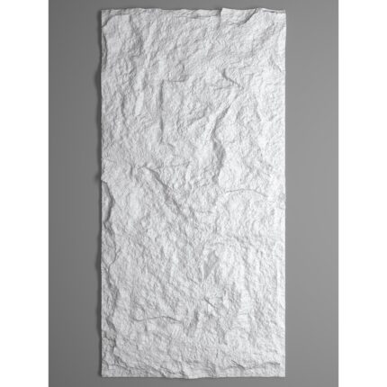 Supergreens Τεχνητός Τοίχος PU Stone "Obsidian" Λευκός 120x60x3 εκ.
