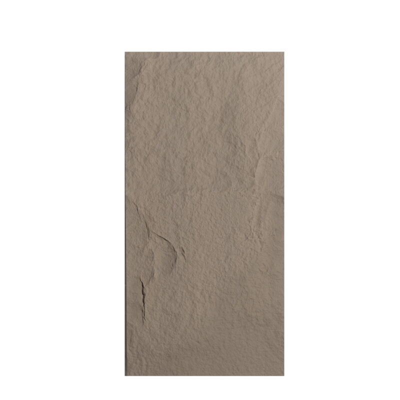 Supergreens Τεχνητός Τοίχος PU Stone "Obsidian" Cement Γκρι 120x60x3 εκ.