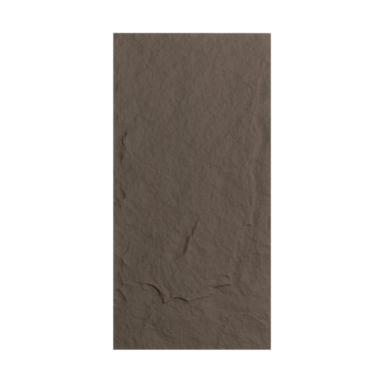 Supergreens Τεχνητός Τοίχος PU Stone "Obsidian" Volcanic Γκρι 120x60x3 εκ.
