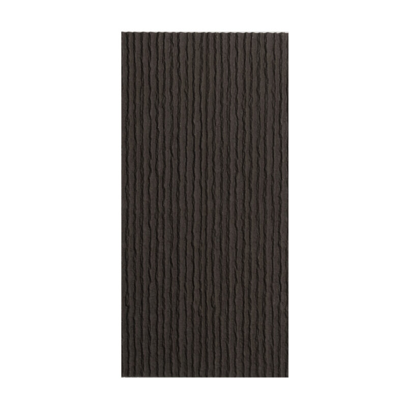 Supergreens Τεχνητός Τοίχος PU Stone "Stripes" Ανοιχτό Μαύρο 120x60x3 εκ.