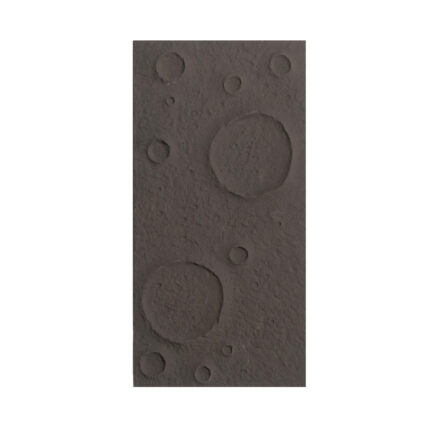 Supergreens Τεχνητός Τοίχος PU Stone "Crater" Ανοιχτό Μαύρο 120x60x3