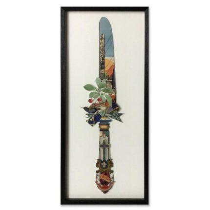 Supergreens Πίνακας Κολάζ “Knife” 40x90 εκ.