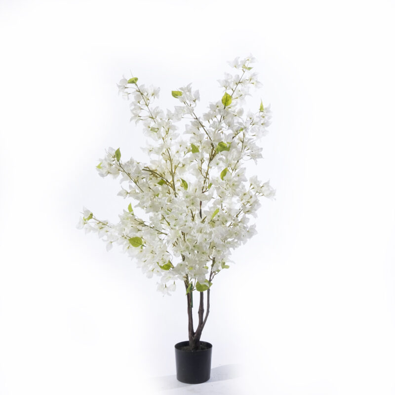 Supergreens Τεχνητό Δέντρο Βουκαμβίλια "Spectabilis" Λευκό 55x55x120 εκ.