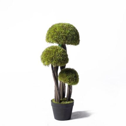 Supergreens UV Τεχνητό Δέντρο Μπονσάι Moss ''Mushroom'' Τριπλό Πράσινο 70 εκ.