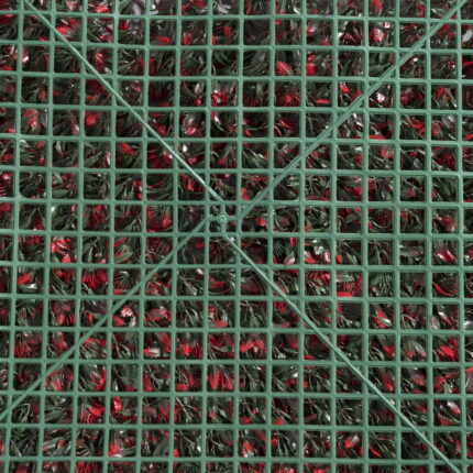 Supergreens Τεχνητή Φυλλωσιά Moss "Rubrimossia" Κόκκινη 50x50 εκ.
