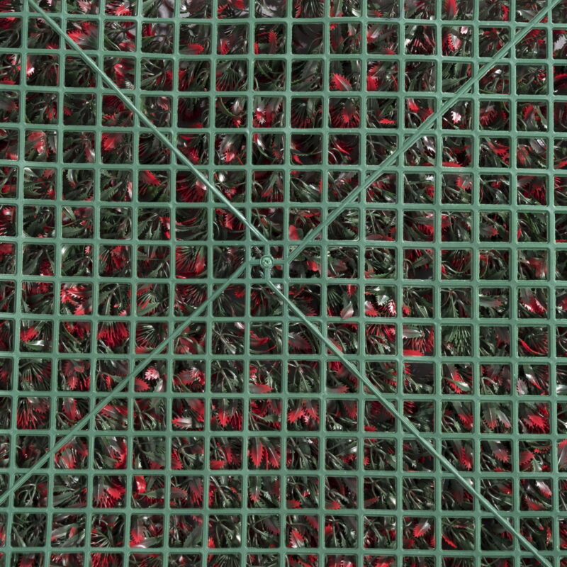 Supergreens Τεχνητή Φυλλωσιά Moss "Rubrimossia" Κόκκινη 50x50 εκ.