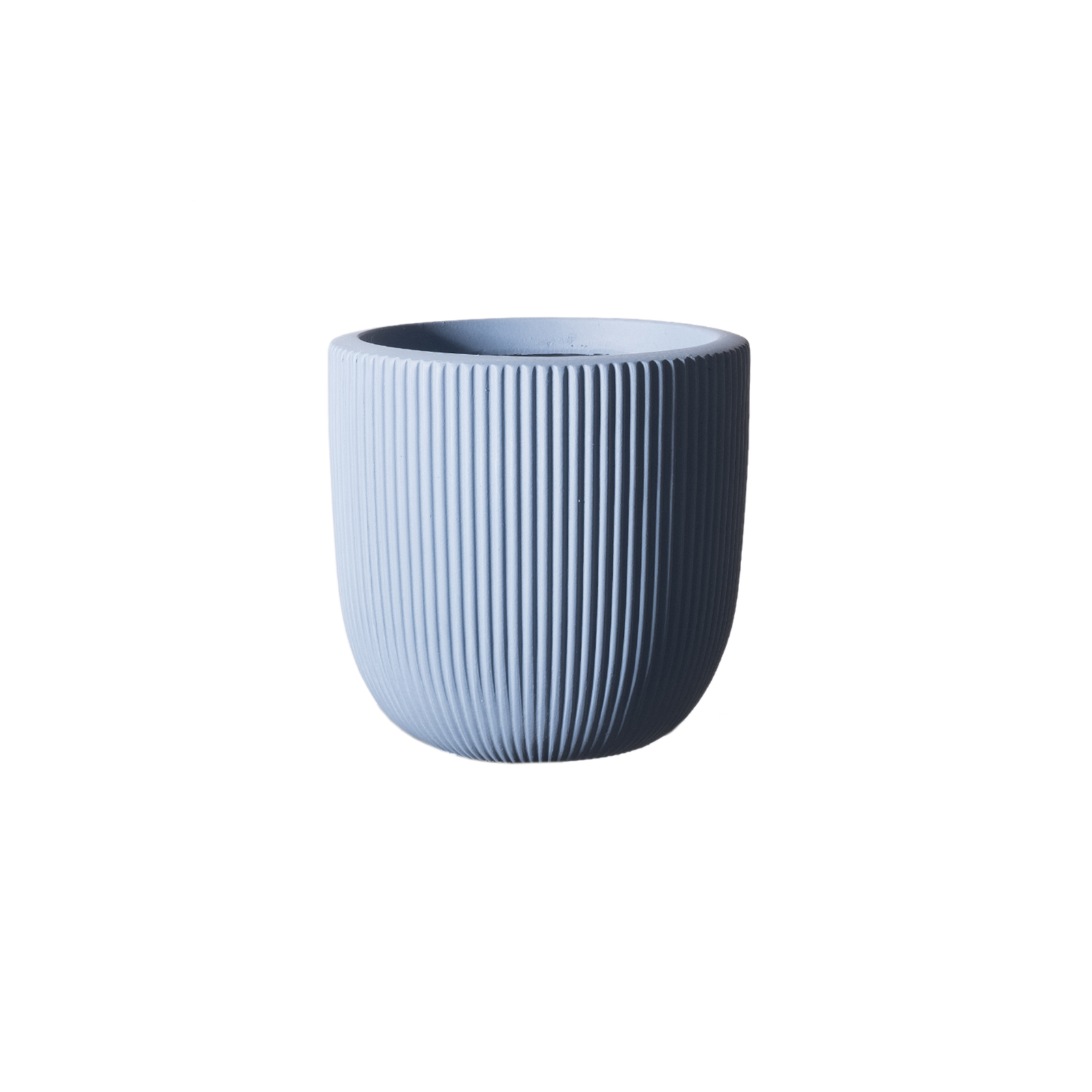 Supergreens Γλάστρα Πήλινη Στρογγυλή ''Stripe'' Μπλε M 31x31x28 εκ. Supergreens Γλάστρα Πήλινη Στρογγυλή ''Stripe'' Μπλε M 31x31x28 εκ.